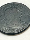 Photo of a 1797-P Large Cent from an eBay sale