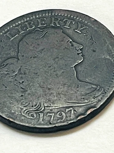 Photo of a 1797-P Large Cent from an eBay listing that sold on Jul 21, 2026