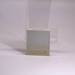 OEM GameCube Memory Card 1019 16MB White Made in Japan DOL-020