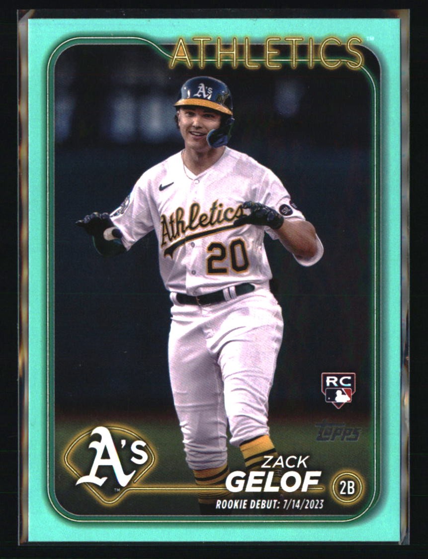 2024 Topps Update #US131 Zack Gelof Aqua