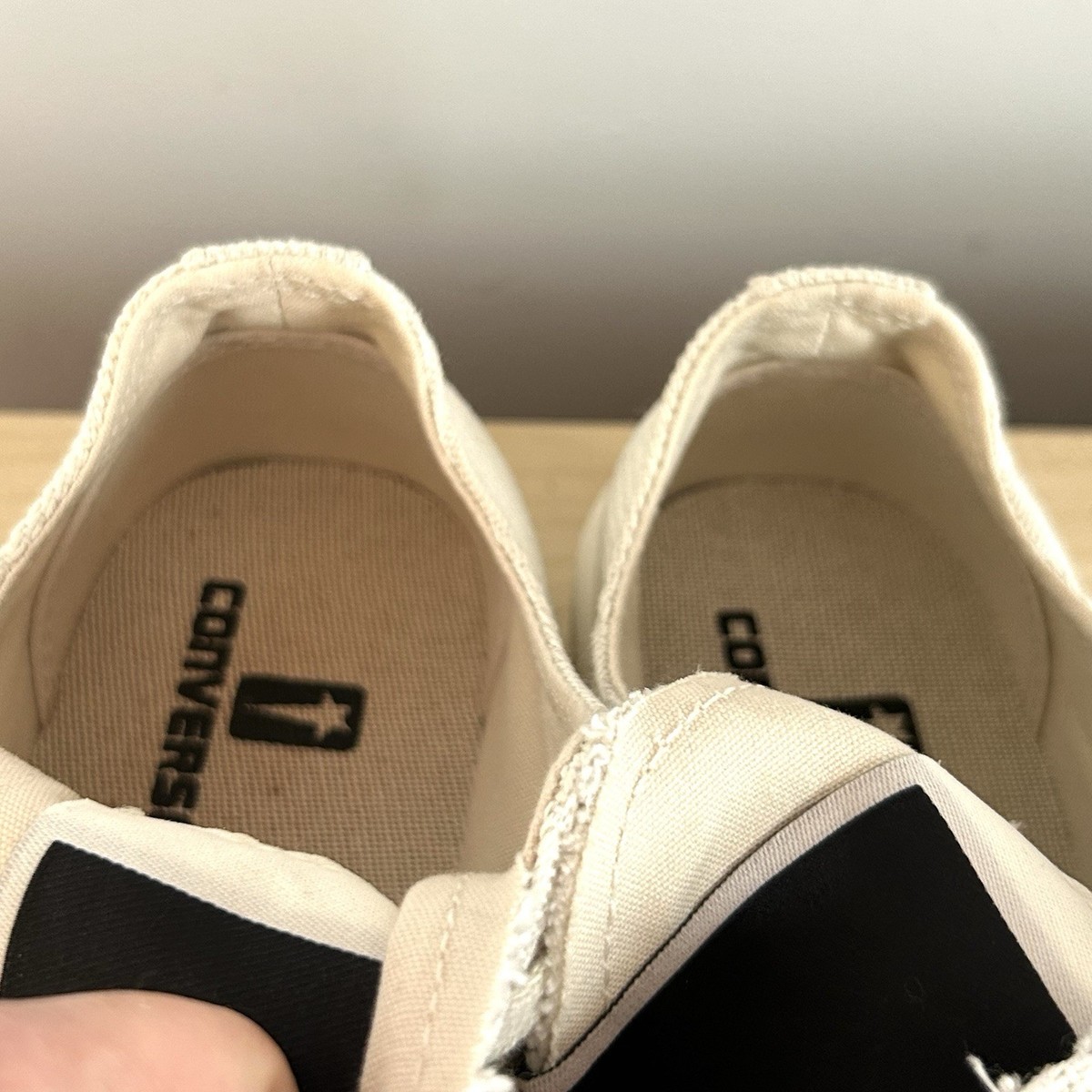 Size 10.5 - Rick Owens DRKSHDW x Converse TURBODRK White | eBay
