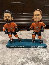 John Mccarthy & Jacob Middleton 5th Anniversary Bobblehead SGA San Jose Sharks