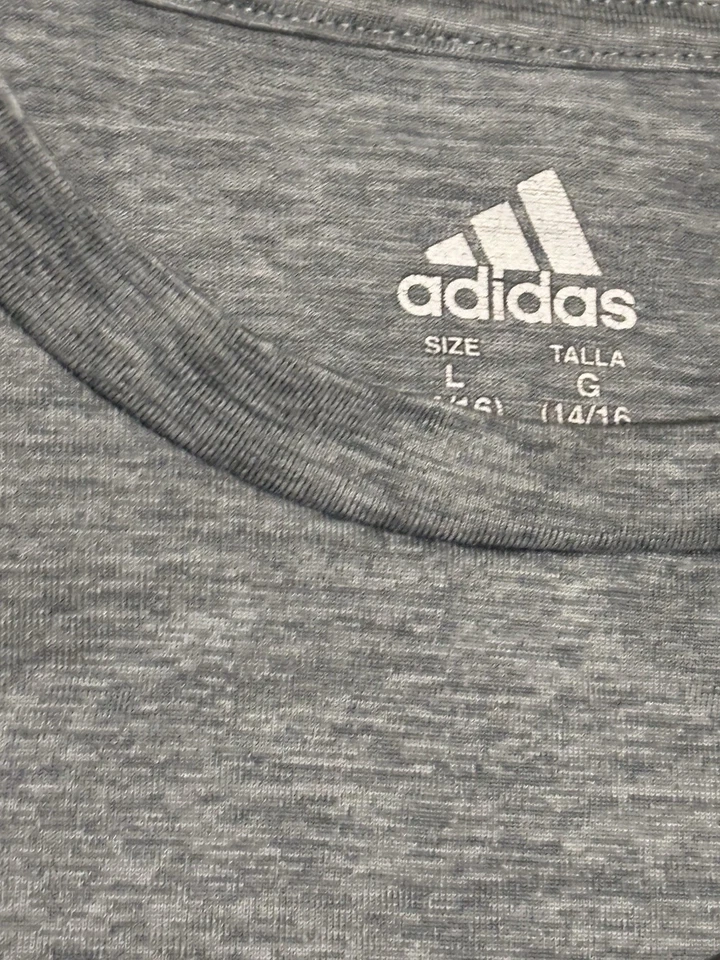 Adidas Climalite Boys Size Large T-shirt Polyester Activewear - Image 3 of 3