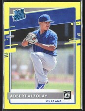 2020 Donruss Optic #87 Adbert Alzolay Lime Green