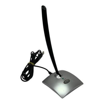 Logitech USB Tischmikrofon mit Sprechtaste verstellbares Mikrofon