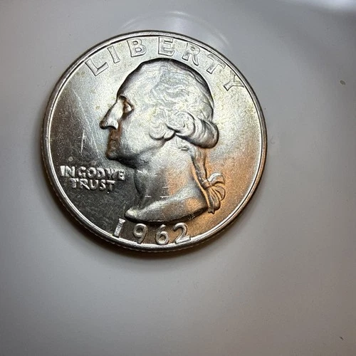 1962 D Washington Silver Quarter Gem BU Uncirculated MS++ 25c Coin (Raw18861)