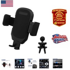 Hands-Free Car Phone Holder with 360  Rotation  Anti-Slip Grip - Universal Fit