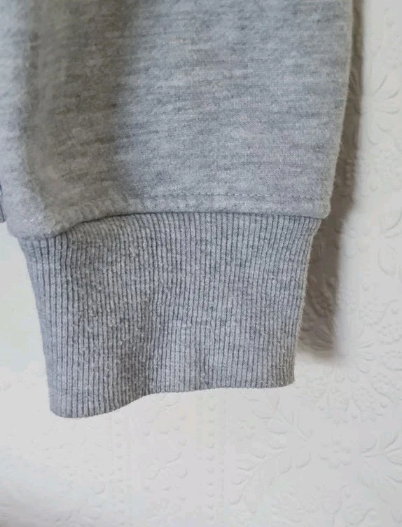 Lee Cooper Hombre Gris Polar Pullover Sudadera con Capucha Con Logo, Talla M 44-46PECHO