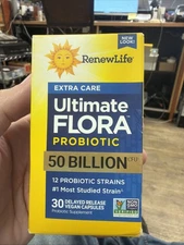 RenewLife Ultimate Flora Extra Care Probiotic Capsules - 30 Count
