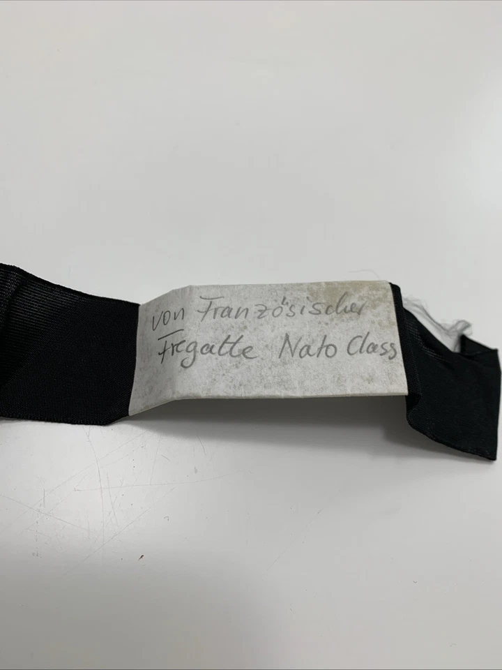 Banda Sombrero Marina Francesa ~ Fragata Naval Balny Genuino De Colección Foto 3 de 4