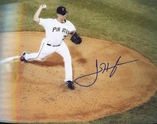 JARED  HUGHES     PITTSBURGH  PIRATES    SIGNED 8X10