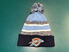 Oklahoma City Thunder NBA Winter Pom Knit Hat One Size