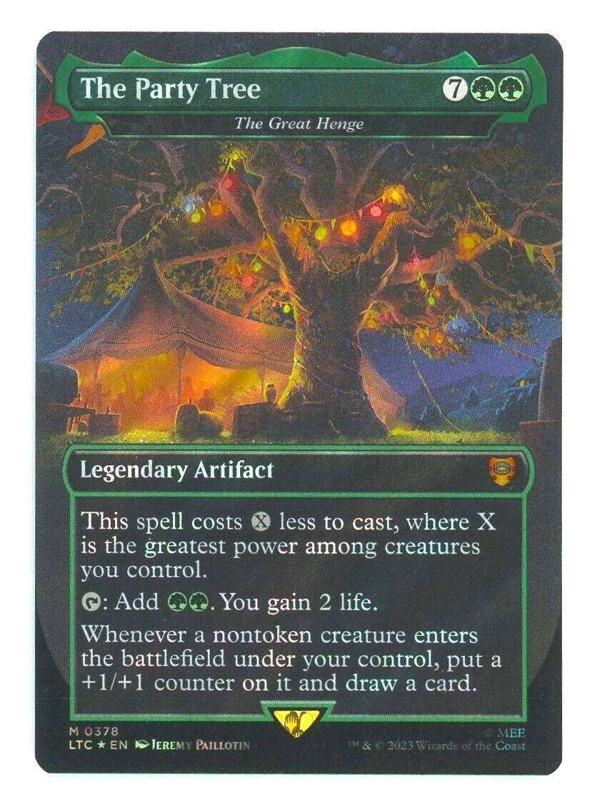 MTG Magic Lord of the Rings SURGE FOIL The Party Tree / the