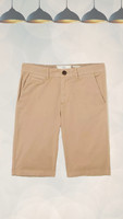 Ex Fat Face Women’s Fowey Bermuda Chino Shorts in Brown Pearwood