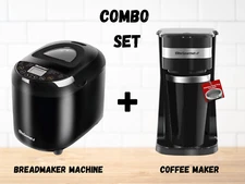 Gourmet Bread Maker Machine  and Coffee Maker Set