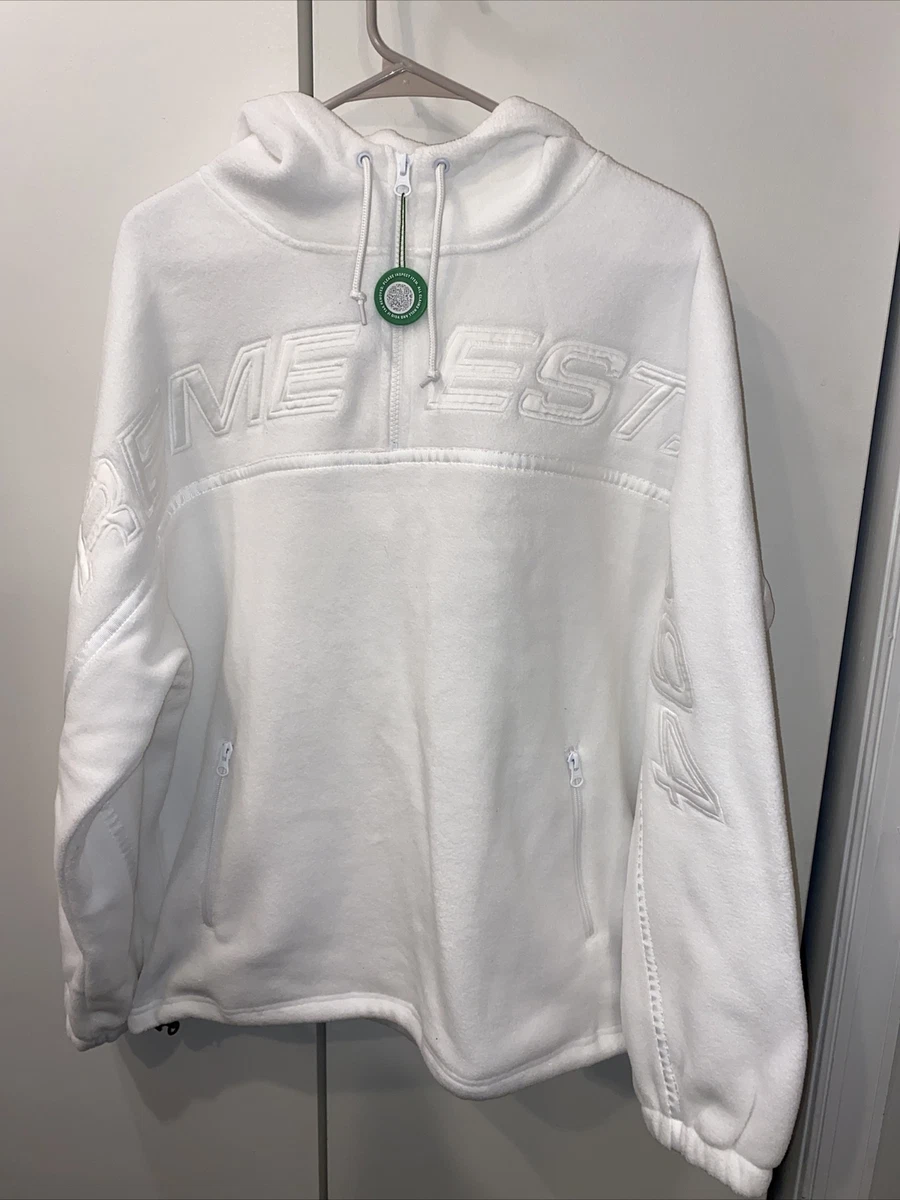 supreme polartec hooded sweatshirt L