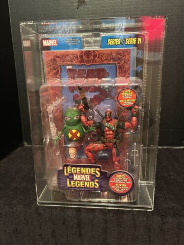 Marvel legends deadpool Series 6 Red Foil Comic Variant Toy biz 2004