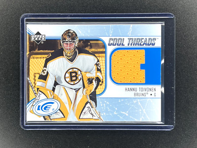 2005-06 Upper Deck Ice Hannu Toivonen Cool Threads YELLOW Jersey #CT-HT