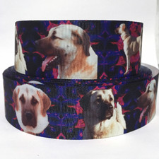 GROSGRAIN RIBBON 7/8"  1.5" Big Dogs Pets Printed COMBINE SHIPPING  US SELLER
