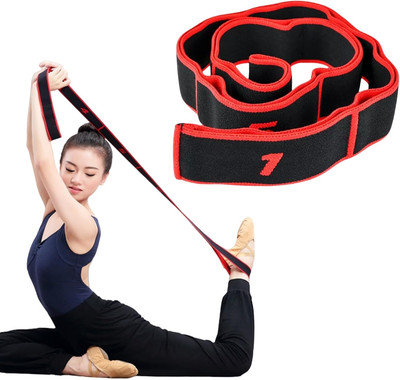 Yoga Stretching Band,Fitnessbänder Band,Yoga Stretch Gurt,Hochelastischer Gymnas