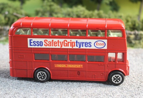 Dinky 289 Red Routemaster DD Bus Esso Tyres Very Good Boxed FNQHotwheels U3699 - Picture 4 of 11