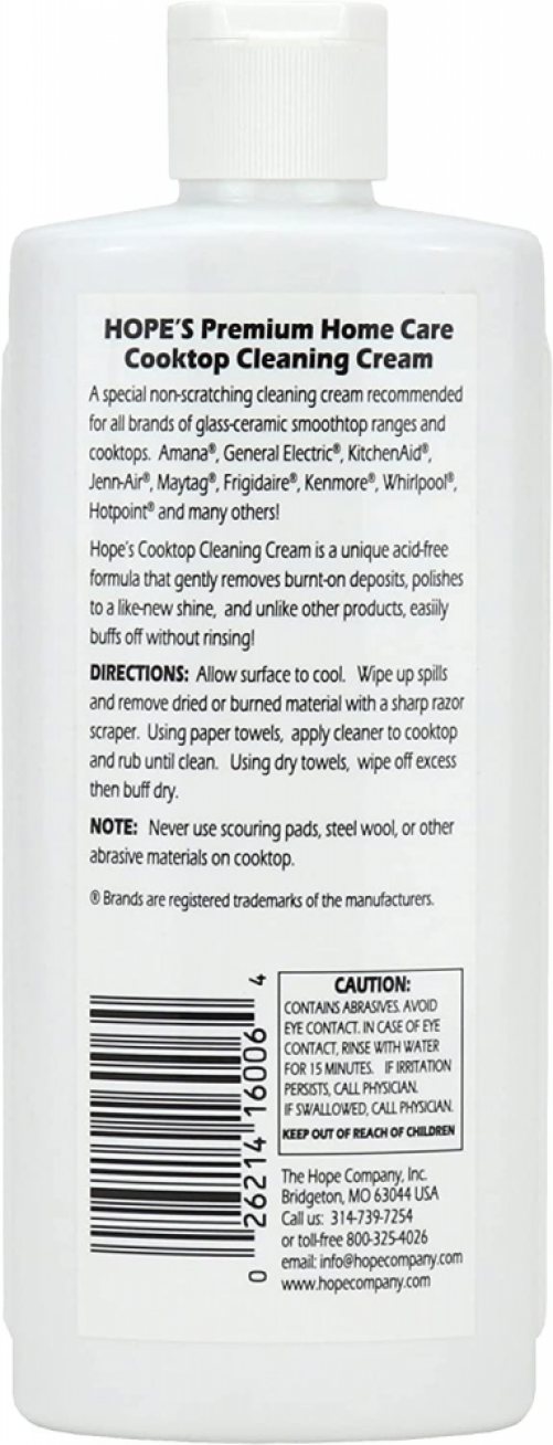kenmore cleaning cream for smooth top range