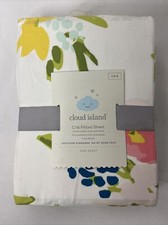 Cloud Island Fitted Crib Sheet -Floral New