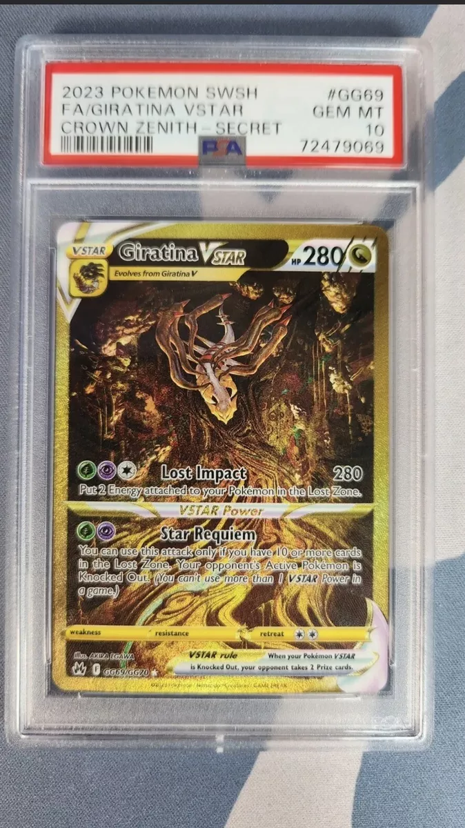 Pokemon - Giratina VSTAR GG69/GG70 - Crown Zenith - Galarian Gallery -  Secret Rare - Gold Card