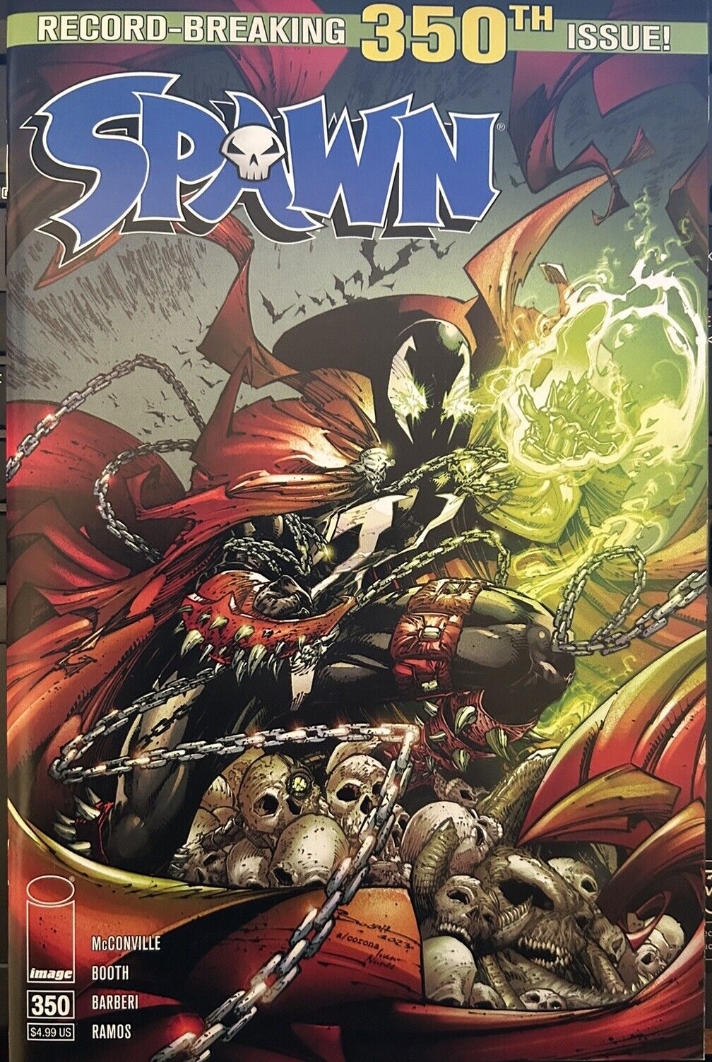 SPAWN #350 COVER D BRETT BOOTH IMAGE COMICS FREE TRACKED
