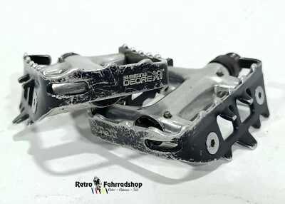 Shimano Deore XT PD-M735 MTB Pedale 298g black BJ 1989 Vintage Made in Japan #2 - Bild 1 von 4
