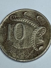 Australia 1975 - 10 Cents Copper-Nickel Coin - Lyrebird - Queen Elizabeth II #h1