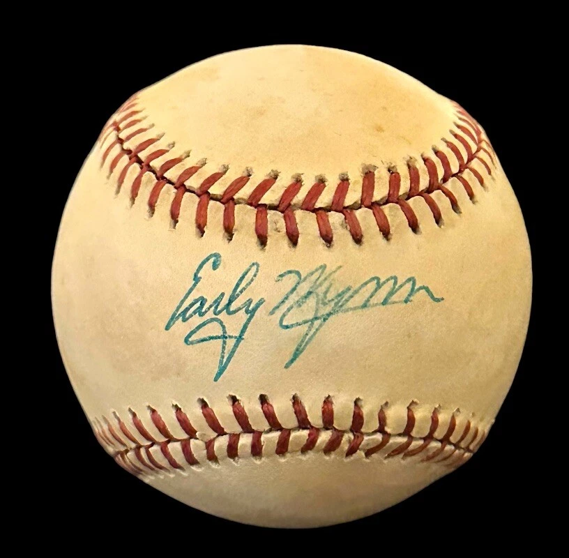 EARLY WYNN AUTOGRAPHED SIGNED OALB BASEBALL JSA COA SENATORS INDIANS WHITE SOX - Image 2 of 4