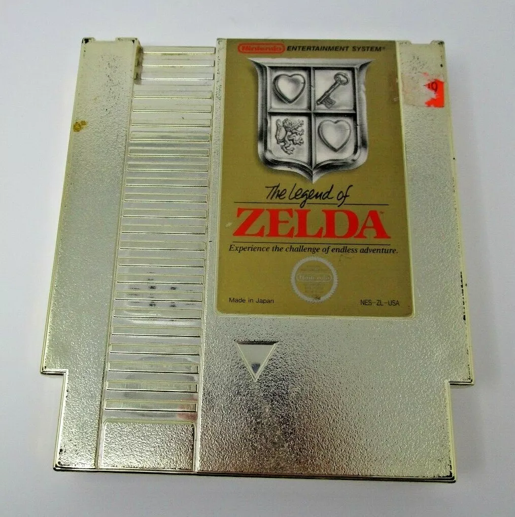 Nes - The Legend of Zelda Rev A Round Seal Nintendo Complete #1981