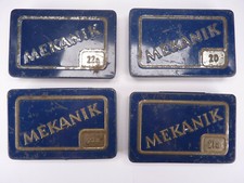 4x Blechdose - Mekanik Metallbaukasten 