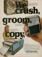 1968 Sperry Rand Vickers Hydraulics Remingtom Copiers  Vintage Print Ad