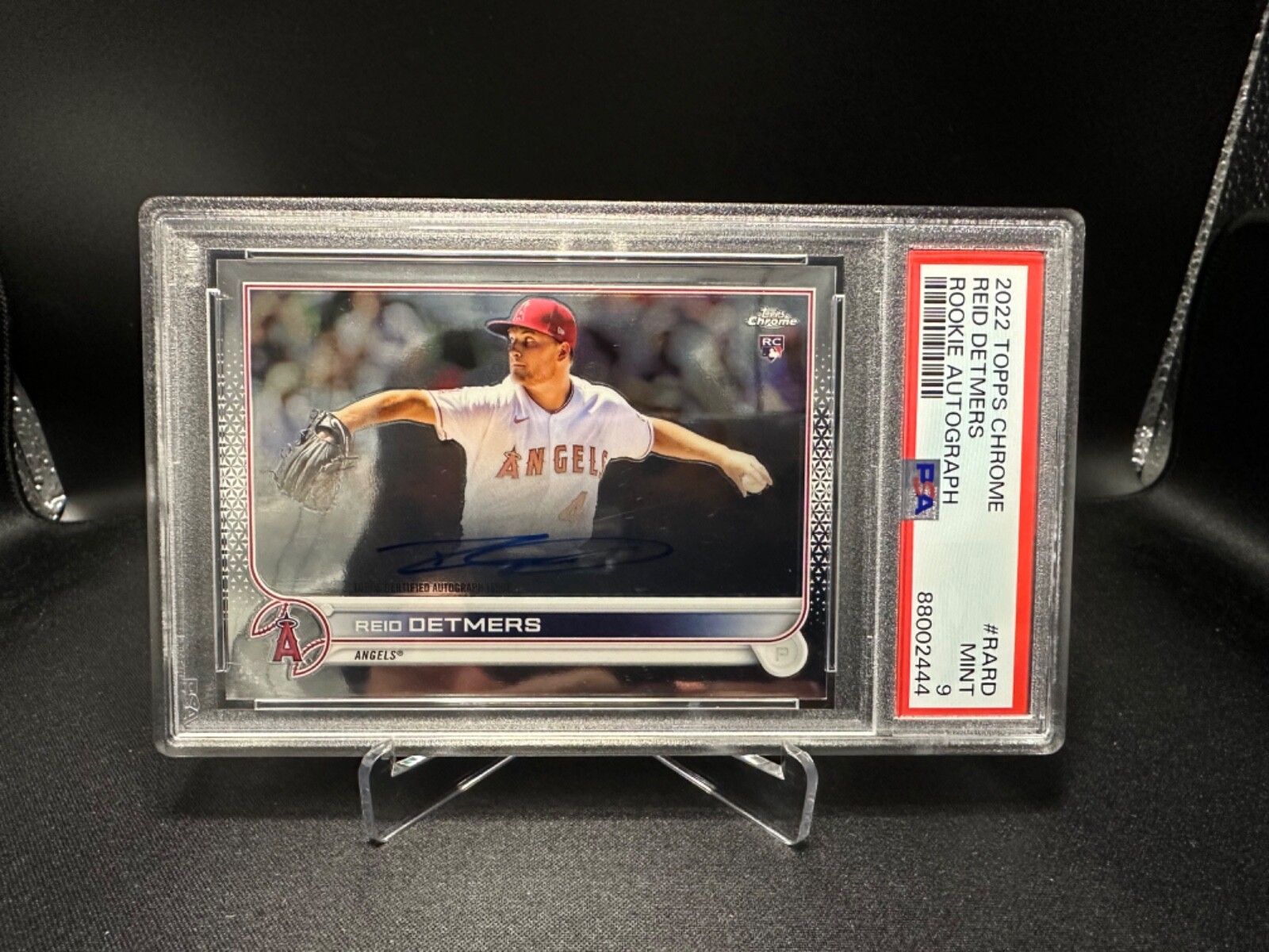 2022 Topps Chrome Baseball - Reid Detmers - Base Rookie Autograph - PSA 9 #RA-RD