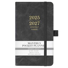 2025-2027 Monthly Pocket Planner - 3 Year Monthly Calendar