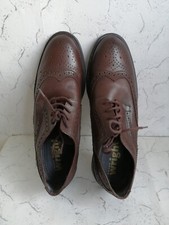 Frank Wright MENS Leather Brogue Shoes Brown UK 10 EUR 44. PRE-OWNED EXCELLENT 