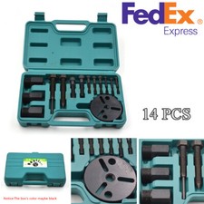 14Pcs Universal Car R134a Air Conditioning Repair Tool Compressor Clutch Kit