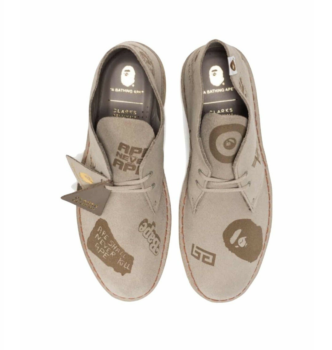 Clarks Originals X A Bathing Ape Desert Boot - Size UK 7