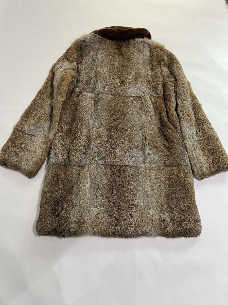APC Rue Madame Paris Fur Coat in Brown | eBay
