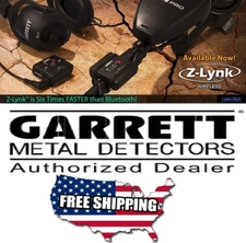 GARRETT Z-LYNK WIRELESS TRANSMITTER & RECEIVER SYSTEM FOR METAL DETECTORS Z-LINK
