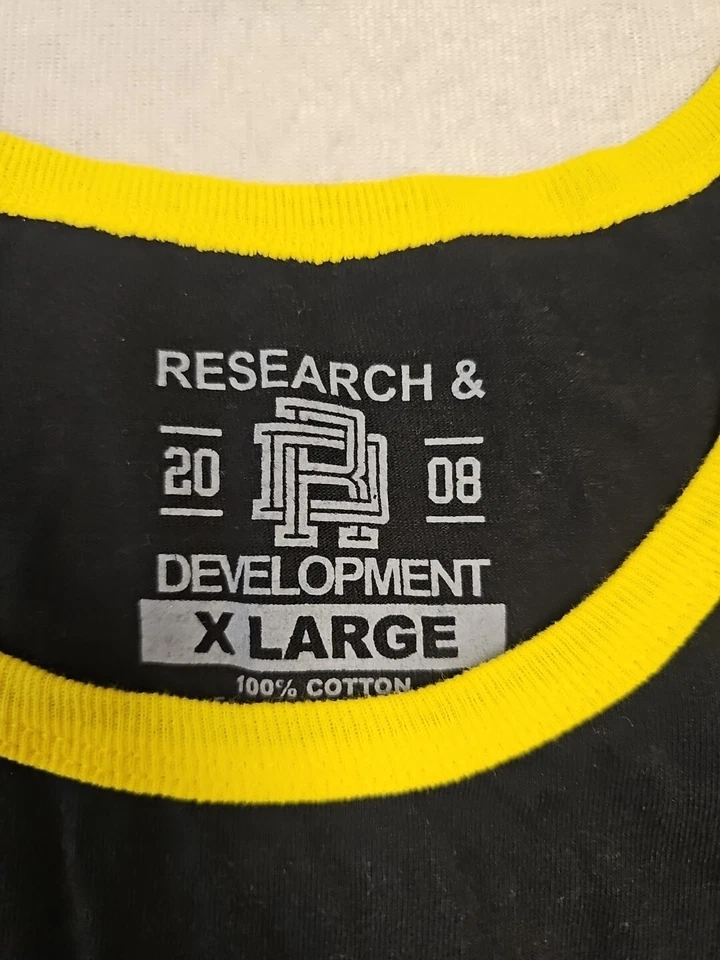 Regata Masculina Research & Development BKLN Tamanho XL Preta Nova - Imagem 4 de 4