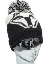 Coal Headwear THE WILLA Womens 100 Acrylic Pom Beanie Black NEW