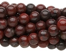 1 Strand 50 Brecciated Jasper Natural 8mm Round Beads with 0.5-1.5mm Hole