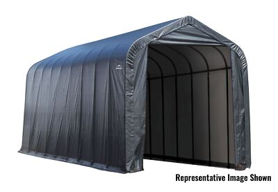 Garage 16 x 36 x 16 ft. Peak Standard Grey