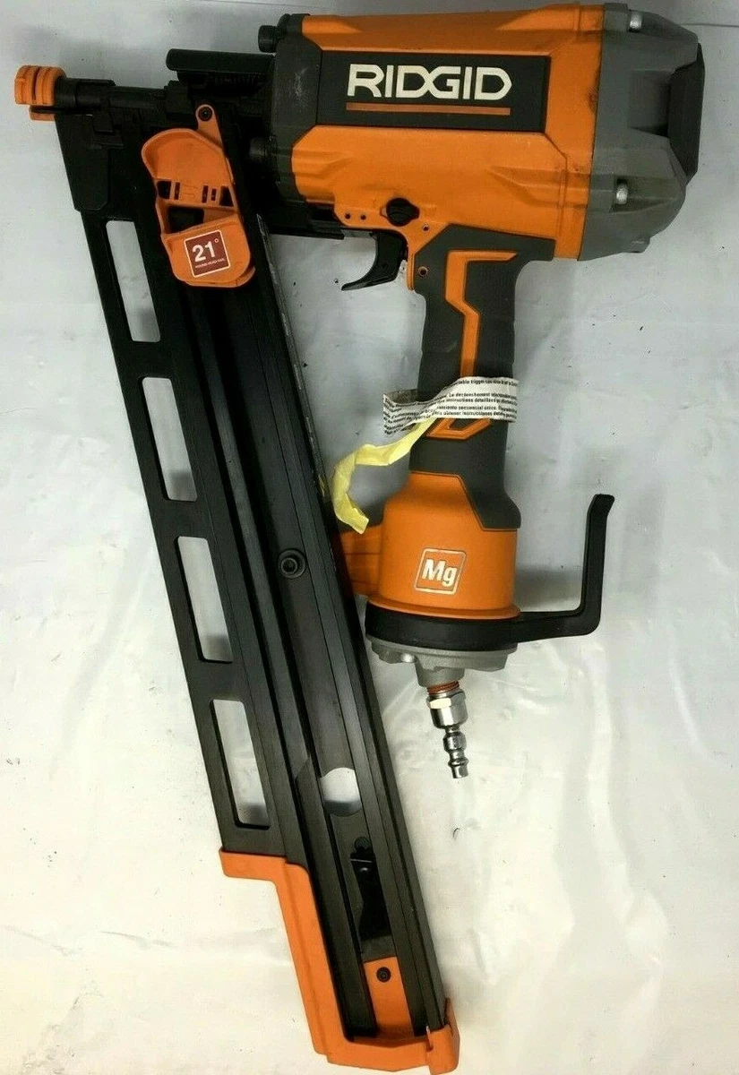 Ridgid R350RHF Nail Gun 21 Degree 3 1 2 in. Round Head Framing Nailer L.N