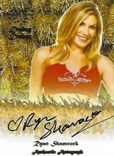 Ryan Shamrock Signed 2015 Bench Warmer Daizy Dukez Update Haystack Card WWE Auto