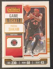 2023-24 Panini Contenders Pascal Siakam Bronze Game Ticket Parallel #30