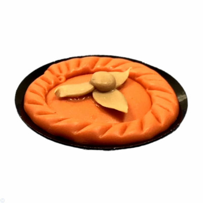 Puppenhaus Pumpkin Pie Halloween Flan Erntedank Essen Festlich Party Leckerli